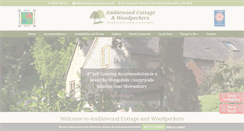 Desktop Screenshot of amblewoodcottages.co.uk